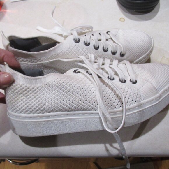 EILEEN FISHER modern Platform Sneaker 7 mesh white - Picture 4 of 7